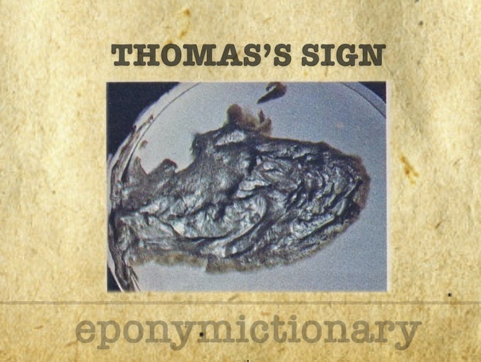 Thomas sign AM Thomas Ogilvie 1955